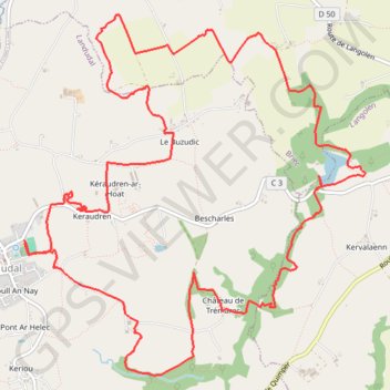 Itinéraire 15 kms, distance, dénivelé, altitude, carte, profil, trace GPS
