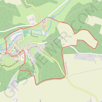 Itinéraire Sentier du Four à Chaux - Lyons la Forêt, distance, dénivelé, altitude, carte, profil, trace GPS