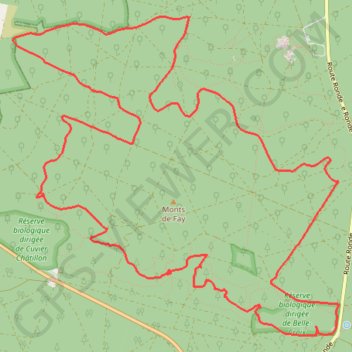 Itinéraire Parking Belle Croix, distance, dénivelé, altitude, carte, profil, trace GPS