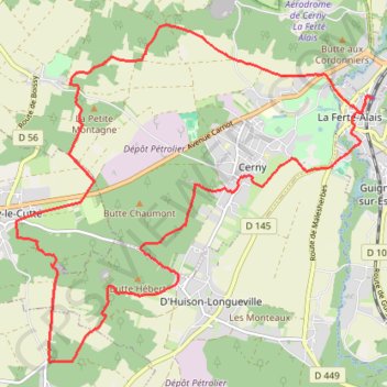 Itinéraire 20 km FA parcours_225070, distance, dénivelé, altitude, carte, profil, trace GPS