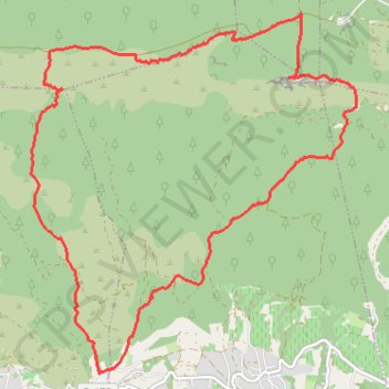 Itinéraire Arche de Portalas-La Roque des Bancs et les Rochers des Onze Heures_1, distance, dénivelé, altitude, carte, profil, trace GPS