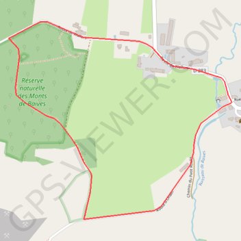 Itinéraire Circuit des Monts de Baives - Baives, distance, dénivelé, altitude, carte, profil, trace GPS