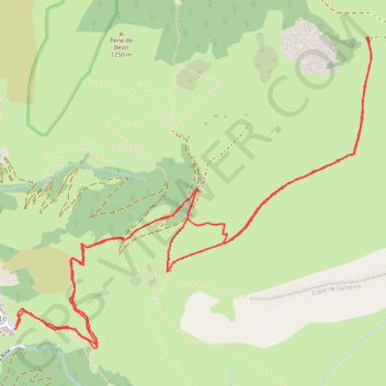 Itinéraire Col du Coutchet, distance, dénivelé, altitude, carte, profil, trace GPS