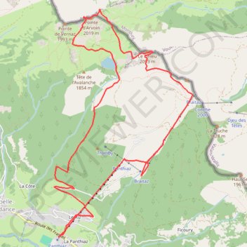 Itinéraire Le Linleu ou Mont Lenla, distance, dénivelé, altitude, carte, profil, trace GPS