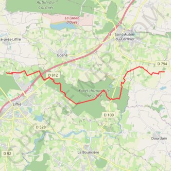 Itinéraire Liaison GR 37 - GR 39 par le Carrefour des 7 Chemins, distance, dénivelé, altitude, carte, profil, trace GPS