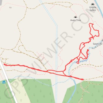 Itinéraire Mazaugues - Gorges du Caramy - Saut du Cabri, distance, dénivelé, altitude, carte, profil, trace GPS