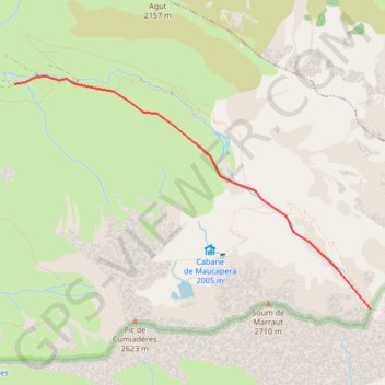 Itinéraire Col de Pierrefitte, distance, dénivelé, altitude, carte, profil, trace GPS