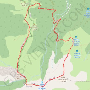 Itinéraire calabasse-cap_de_gauch, distance, dénivelé, altitude, carte, profil, trace GPS