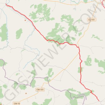 Itinéraire CID-4, distance, dénivelé, altitude, carte, profil, trace GPS