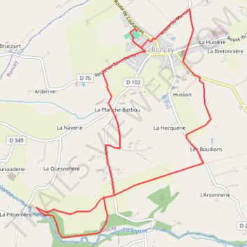 Itinéraire 10 km 2025, distance, dénivelé, altitude, carte, profil, trace GPS