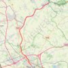 Itinéraire D'Escanaffles à Tournai sur les bords de l'Escaut, distance, dénivelé, altitude, carte, profil, trace GPS