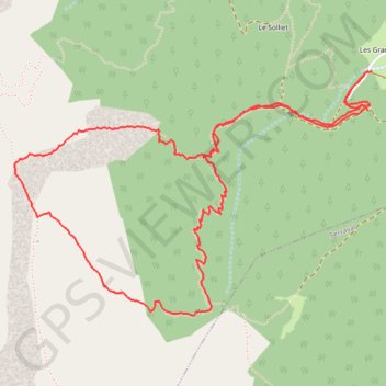 Itinéraire Tournette - le Bouton, distance, dénivelé, altitude, carte, profil, trace GPS