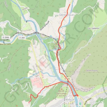 Itinéraire Brouter_shortest_0, distance, dénivelé, altitude, carte, profil, trace GPS