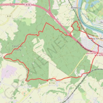 Itinéraire perdreauville, distance, dénivelé, altitude, carte, profil, trace GPS