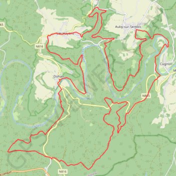 Itinéraire Randonnée des hayons, distance, dénivelé, altitude, carte, profil, trace GPS
