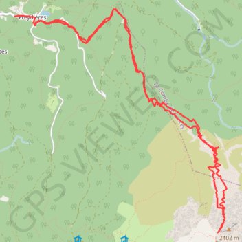 Itinéraire Le Grand Colomb - Couloir Nord, distance, dénivelé, altitude, carte, profil, trace GPS