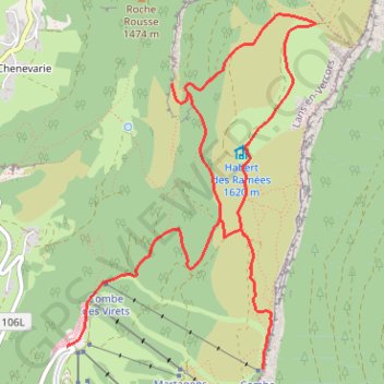 Itinéraire [Itinéraire] Le belvédère Vertiges des Cimes, distance, dénivelé, altitude, carte, profil, trace GPS