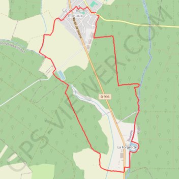 Itinéraire Corcelles les Cîteaux, distance, dénivelé, altitude, carte, profil, trace GPS