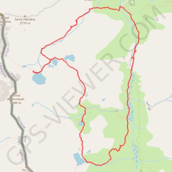 Itinéraire Rando etangs gardelle roumazet soucarrane, distance, dénivelé, altitude, carte, profil, trace GPS