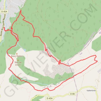 Itinéraire Les Encaneaux La Lare AR, distance, dénivelé, altitude, carte, profil, trace GPS
