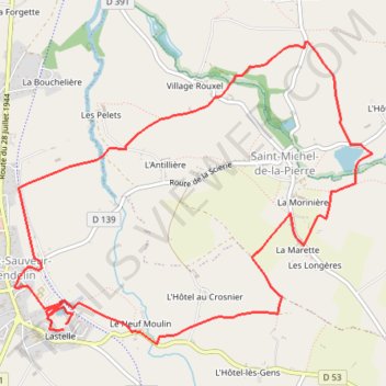 Itinéraire Trail des Demoiselles - court, distance, dénivelé, altitude, carte, profil, trace GPS
