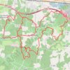 Itinéraire vtt gours sortie OVS, distance, dénivelé, altitude, carte, profil, trace GPS