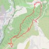 Itinéraire 2016 05 08 - Peillon cime de Rastel Peille retour, distance, dénivelé, altitude, carte, profil, trace GPS