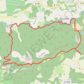 Itinéraire Tour du Colorado Provençale, Vaucluse, distance, dénivelé, altitude, carte, profil, trace GPS
