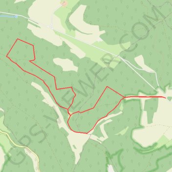 Itinéraire Aujeurres - Maigre fontaine, distance, dénivelé, altitude, carte, profil, trace GPS