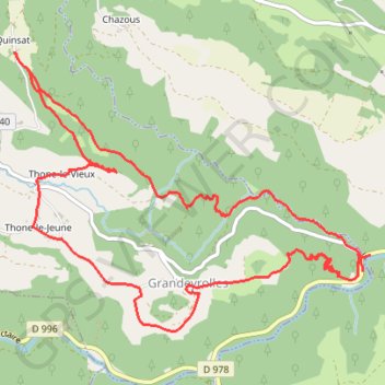 Itinéraire Montaigut le Blanc, distance, dénivelé, altitude, carte, profil, trace GPS