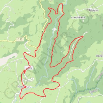 Itinéraire Cap du Carmil, distance, dénivelé, altitude, carte, profil, trace GPS
