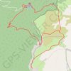 Itinéraire La vire du Rocher des Heures, distance, dénivelé, altitude, carte, profil, trace GPS