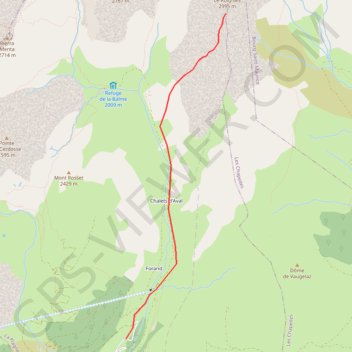 Itinéraire Le Roignais, distance, dénivelé, altitude, carte, profil, trace GPS