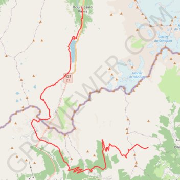 Itinéraire Tour des combins J3, distance, dénivelé, altitude, carte, profil, trace GPS