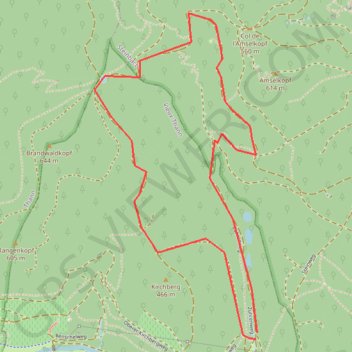 Itinéraire Bruderthal, distance, dénivelé, altitude, carte, profil, trace GPS
