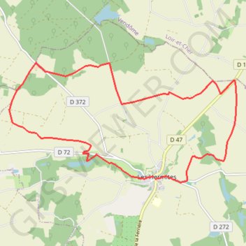 Itinéraire Les Hermites, distance, dénivelé, altitude, carte, profil, trace GPS