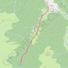 Itinéraire Les Cascades du chemin d'Espagne, distance, dénivelé, altitude, carte, profil, trace GPS