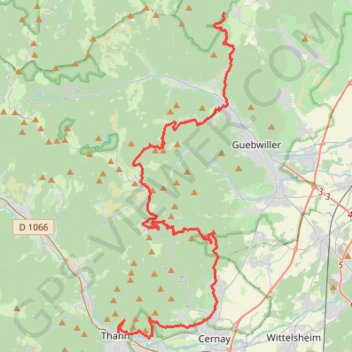 Itinéraire Etape 1 Vosges 2024-18078067, distance, dénivelé, altitude, carte, profil, trace GPS