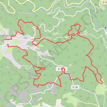 Itinéraire La Ronde des Rochers, distance, dénivelé, altitude, carte, profil, trace GPS