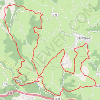 Itinéraire Circuit des Bois Noirs - Luré, distance, dénivelé, altitude, carte, profil, trace GPS