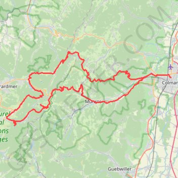 Itinéraire Balade autour des lacs vosgiens, distance, dénivelé, altitude, carte, profil, trace GPS