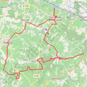 Itinéraire raids des vandanges 15/16/09/2012, distance, dénivelé, altitude, carte, profil, trace GPS