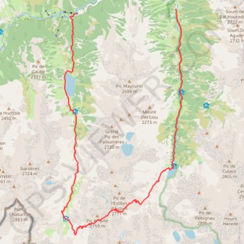Itinéraire Col d'Arraillé, distance, dénivelé, altitude, carte, profil, trace GPS