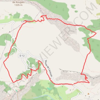 Itinéraire 2025 12 06 - Gourdon tour du clos d'aubriac. Cavillore pix, distance, dénivelé, altitude, carte, profil, trace GPS