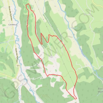 Itinéraire Randonnée Montesquiou - Monein, distance, dénivelé, altitude, carte, profil, trace GPS