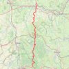 Itinéraire GR3 De Chabreloche (Puy-de-Dôme) à Saint Aubin-sur-Loire (Saône-et-Loire), distance, dénivelé, altitude, carte, profil, trace GPS