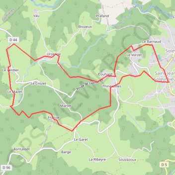 Itinéraire Variante B Sentier des babets 14, distance, dénivelé, altitude, carte, profil, trace GPS