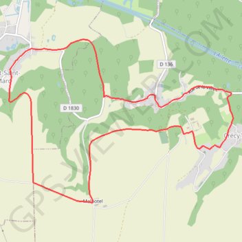 Itinéraire Butte du Plain Châtel, distance, dénivelé, altitude, carte, profil, trace GPS