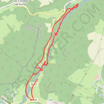 Itinéraire Rando avec guide. Puits noir brême, distance, dénivelé, altitude, carte, profil, trace GPS