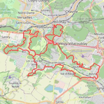 Itinéraire Trail du Josas, distance, dénivelé, altitude, carte, profil, trace GPS